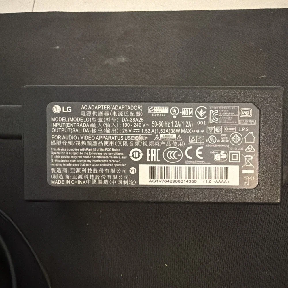 LG oem 25v
